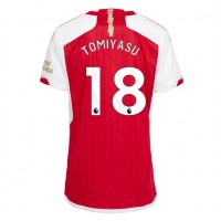 Arsenal Takehiro Tomiyasu #18 Heimtrikot Frauen 2023-24 Kurzarm